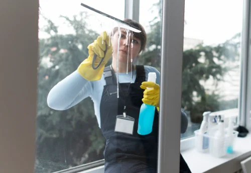 Nettoyage de vitres intérieures et extérieures à Cléré-du-Bois